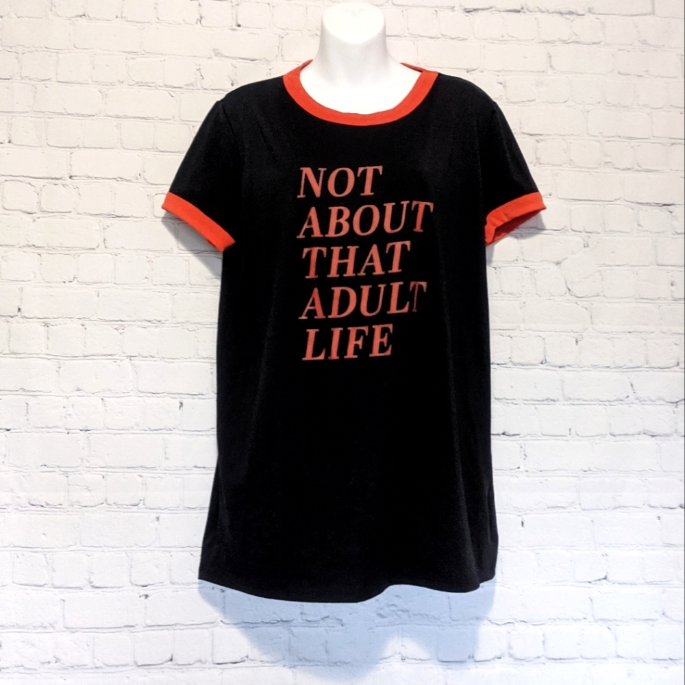 LuLaRoe "Not About That Adult Life" T-Shirt
